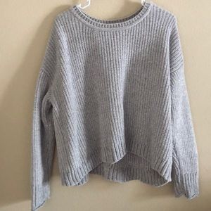 Grey Chenille Sweater